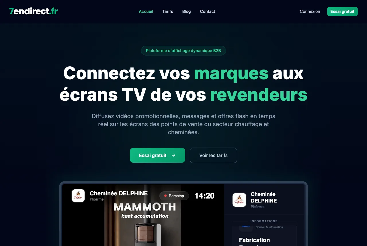 Capture du site 7enDirect